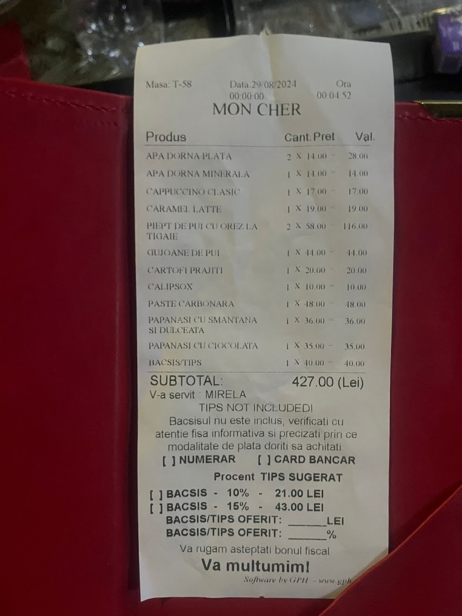 Menu Mon Cher-7